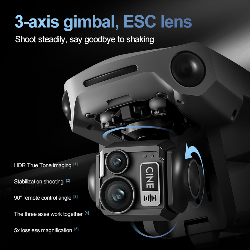 Drone RC con Gimbal a 3 Assi 8 - Fpv Brushless Rc Drone 4K recensione e prezzo