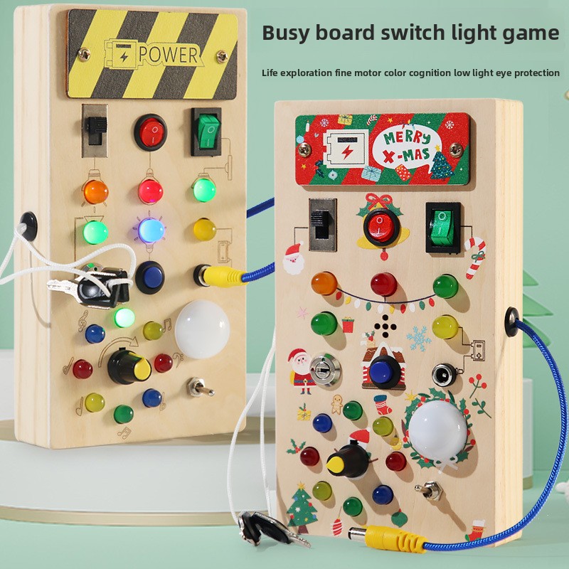 Giocattolo Educativo Montessor - Montessori Wooden Busy Board Toddler recensione e prezzo