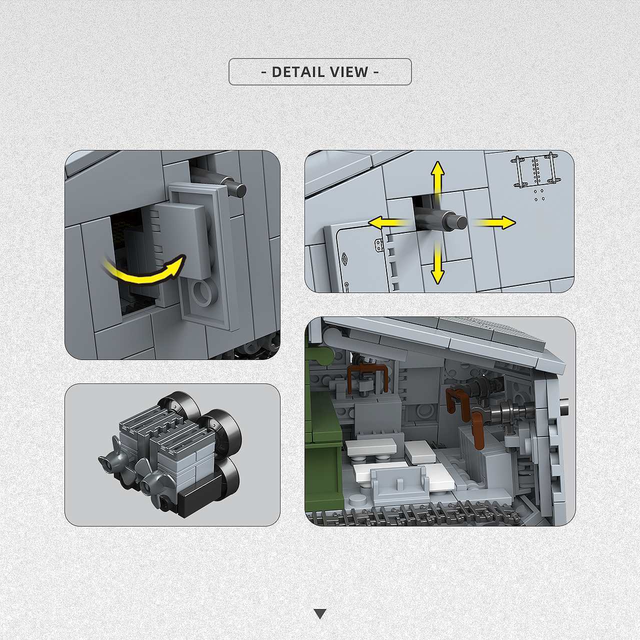 920 Pezzi Blocchi da Costruzio - Lego Compatible Military Tank recensione e prezzo